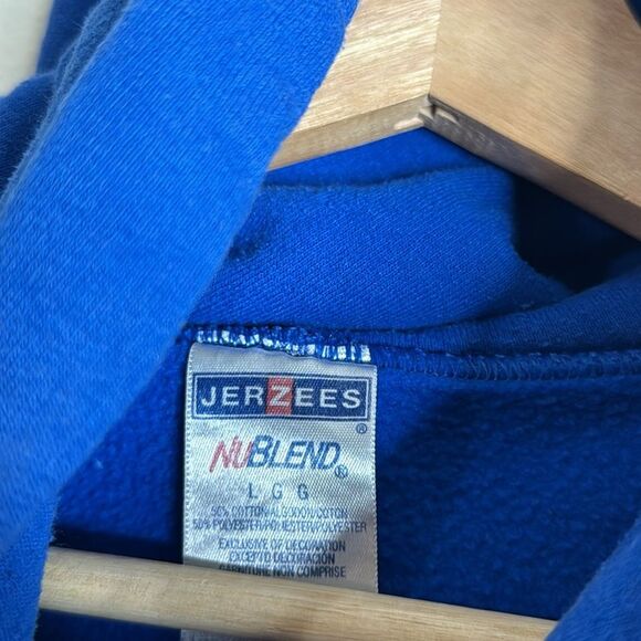 Jerzees air odell athletic pullover hoodie sweatshirt size large - Picture 6 of 11